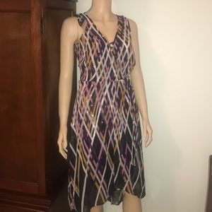 2 in 1 Multi-Colored Dress